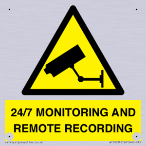 24/7 MONITORING AND REMOTE RECORDING